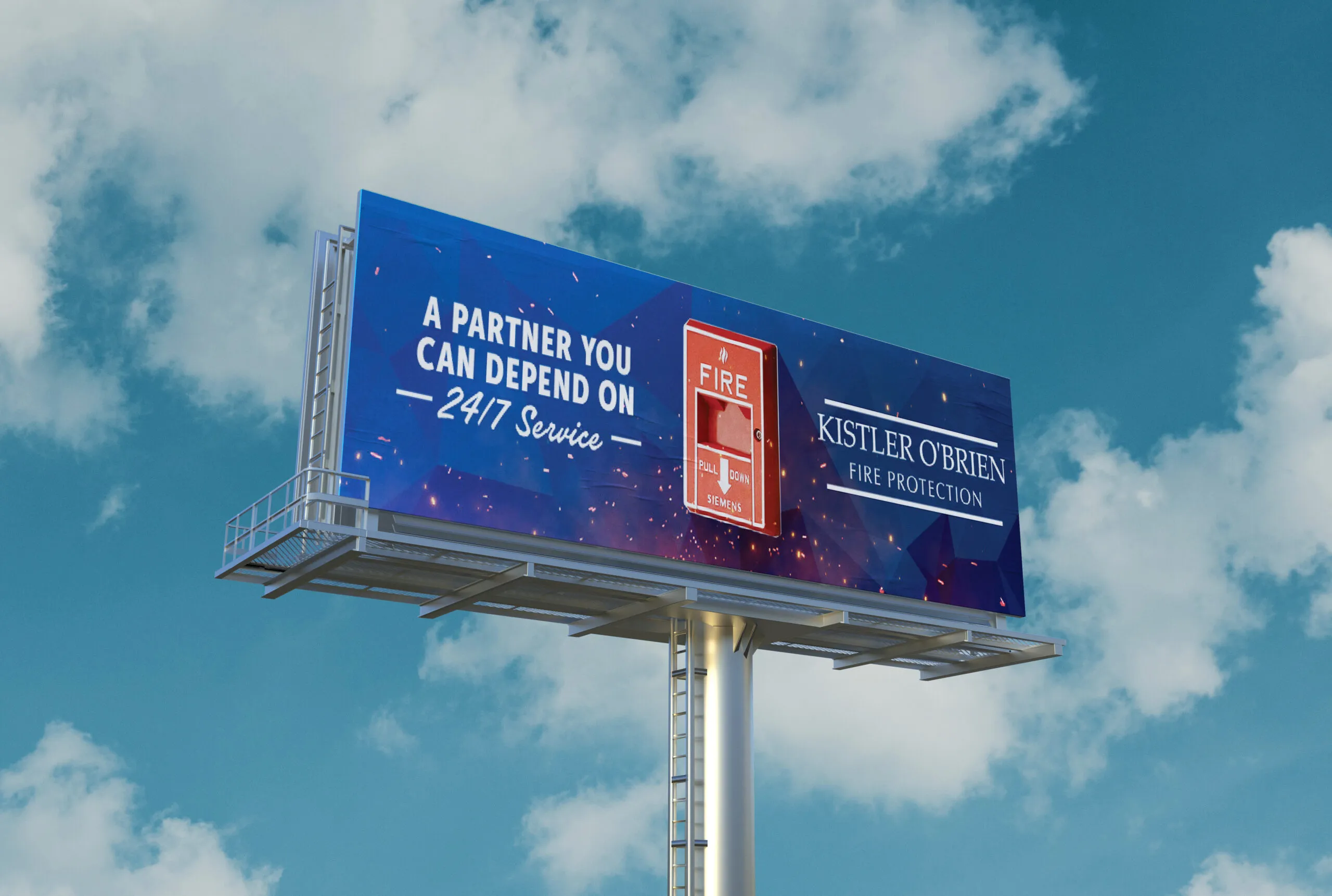 Kistler O'Brien Fire Protection Billboard