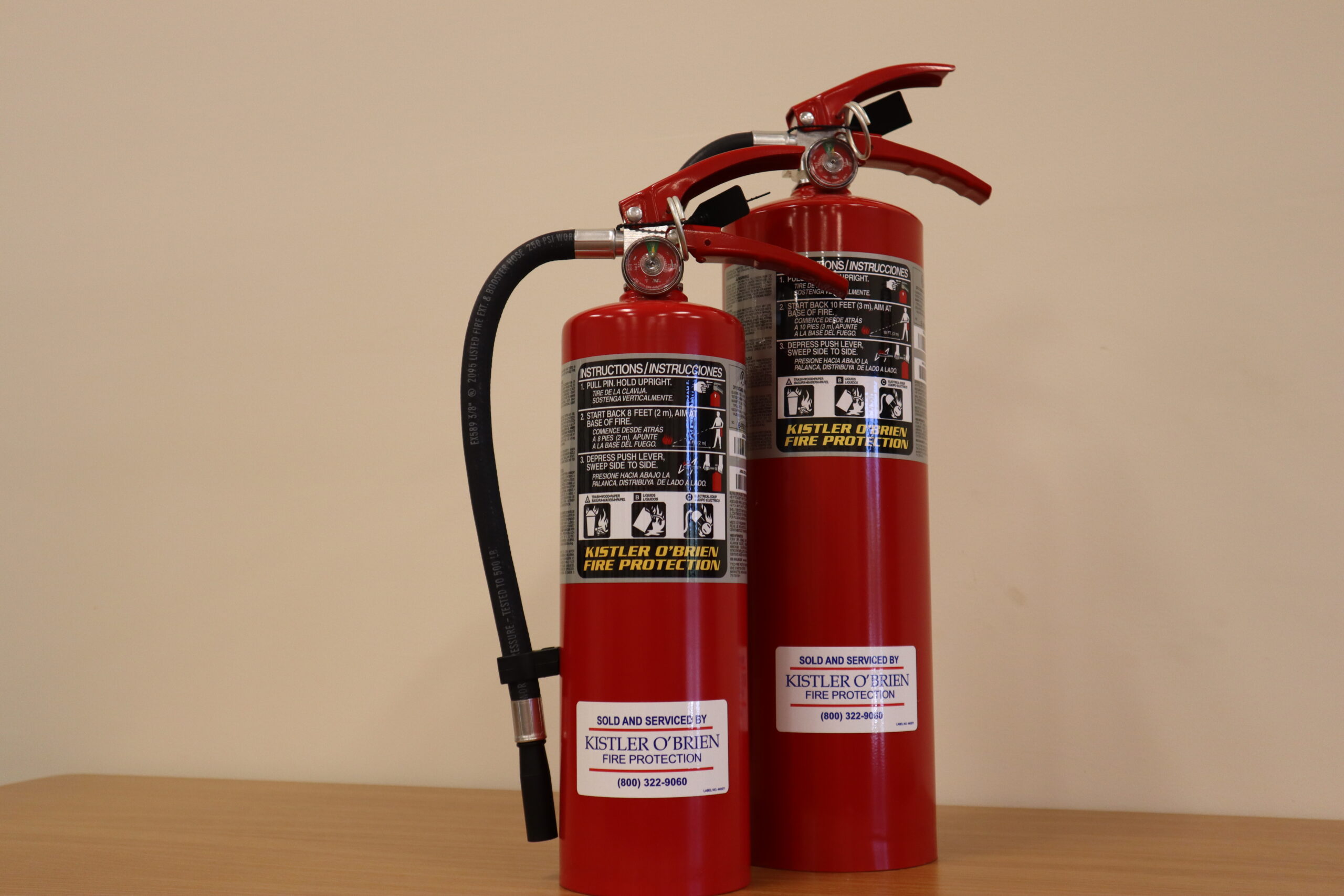 Commercial fire extinguishers from Kistler O'Brien Fire Protection