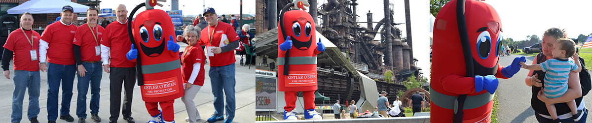 Kistler O’Brien Fire Prevention KOBe The Mascot
